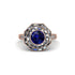 Sapphire Radiant Majesty Engagement Ring - Francesca No. 14