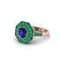 Sapphire Radiant Majesty Engagement Ring - Francesca No. 29