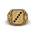 Black Diamond Regal Filigree Men's Ring - Hollis No. 7