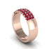 Ruby Regal Harmony Wedding Band - Marlowe No. 11 image 2