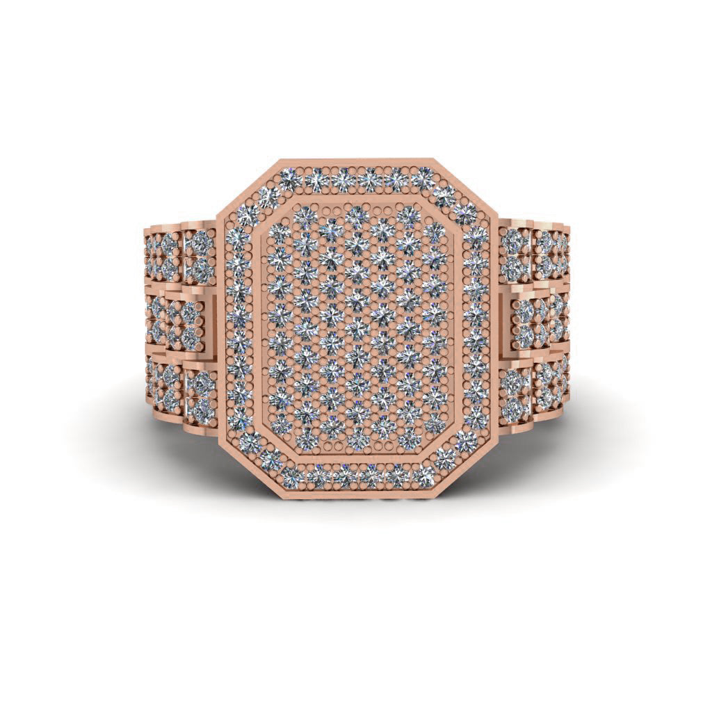 Diamond Regal Majesty Gold Men's Ring - Devin No. 2