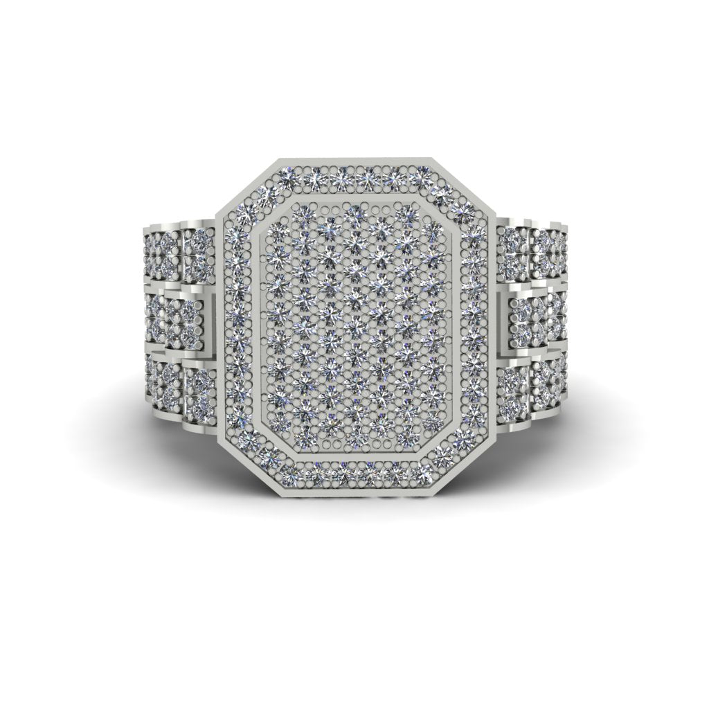 Diamond Regal Majesty Gold Men's Ring - Devin No. 3