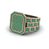 Emerald Regal Majesty Gold Men's Ring - Devin No. 5 image 1