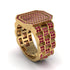 Ruby Regal Majesty Gold Men's Ring - Devin No. 10