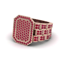 Ruby Regal Majesty Gold Men's Ring - Devin No. 11 image 1