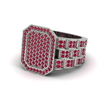Ruby Regal Majesty Gold Men's Ring - Devin No. 12 image 1
