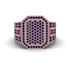 Sapphire Regal Majesty Gold Men's Ring - Devin No. 14 image 2