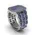 Sapphire Regal Majesty Gold Men's Ring - Devin No. 15
