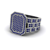 Sapphire Regal Majesty Gold Men's Ring - Devin No. 15 image 1