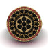 Black Diamond Regal Radiance Signet Men's Fashion Ring - Frankie No. 52