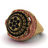 Black Diamond Regal Radiance Signet Men's Fashion Ring - Frankie No. 52
