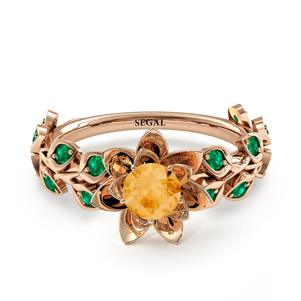 Lotus Flower And Leaves - Anna no. 602