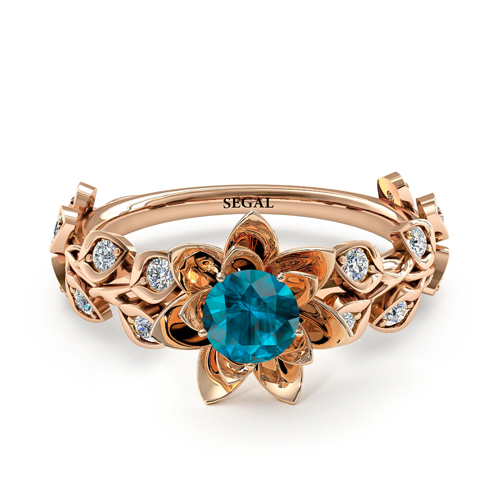 Lotus Flower And Leaves - Anna no. 505