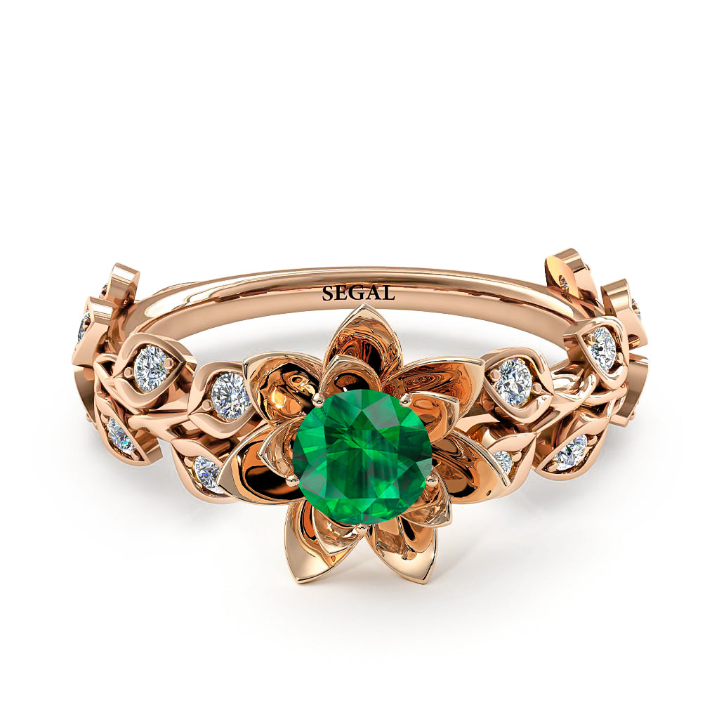 Lotus Flower And Leaves - Anna no. 17