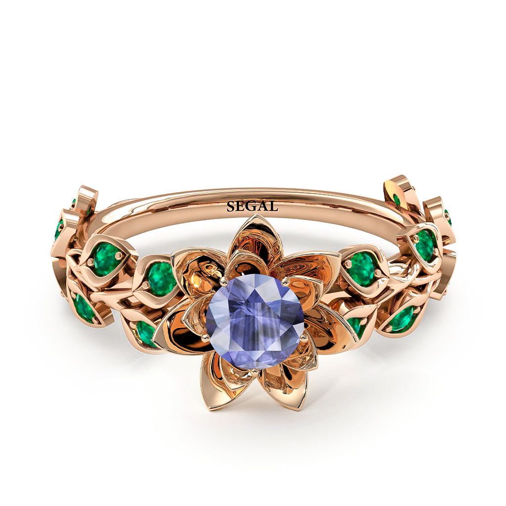 Lotus Flower And Leaves - Anna no. 202