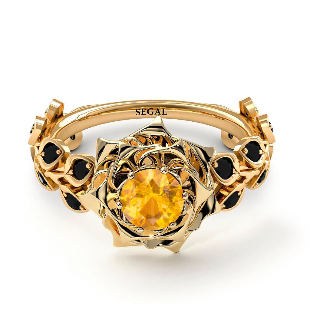 Rose Flower And Leaves - Diana no. 1007