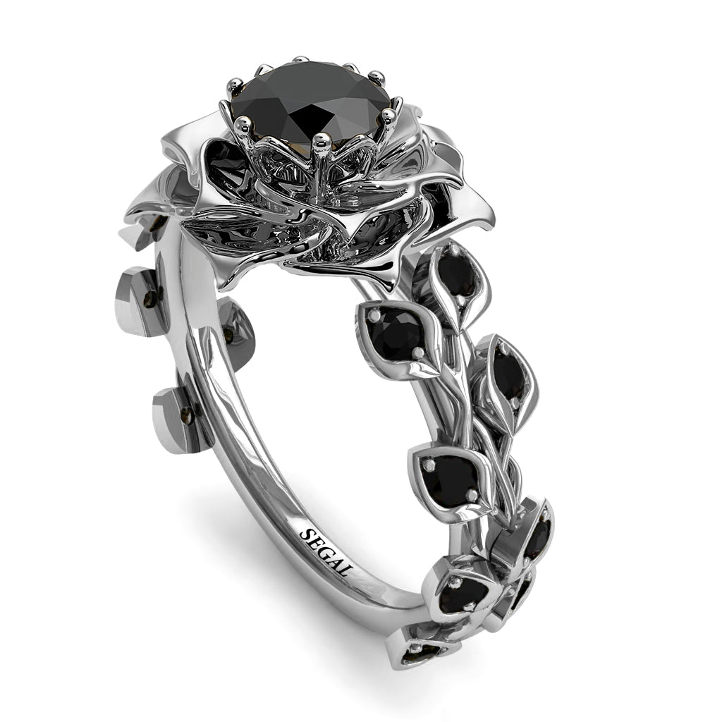 Rose Flower And Leaves - Diana no. 69