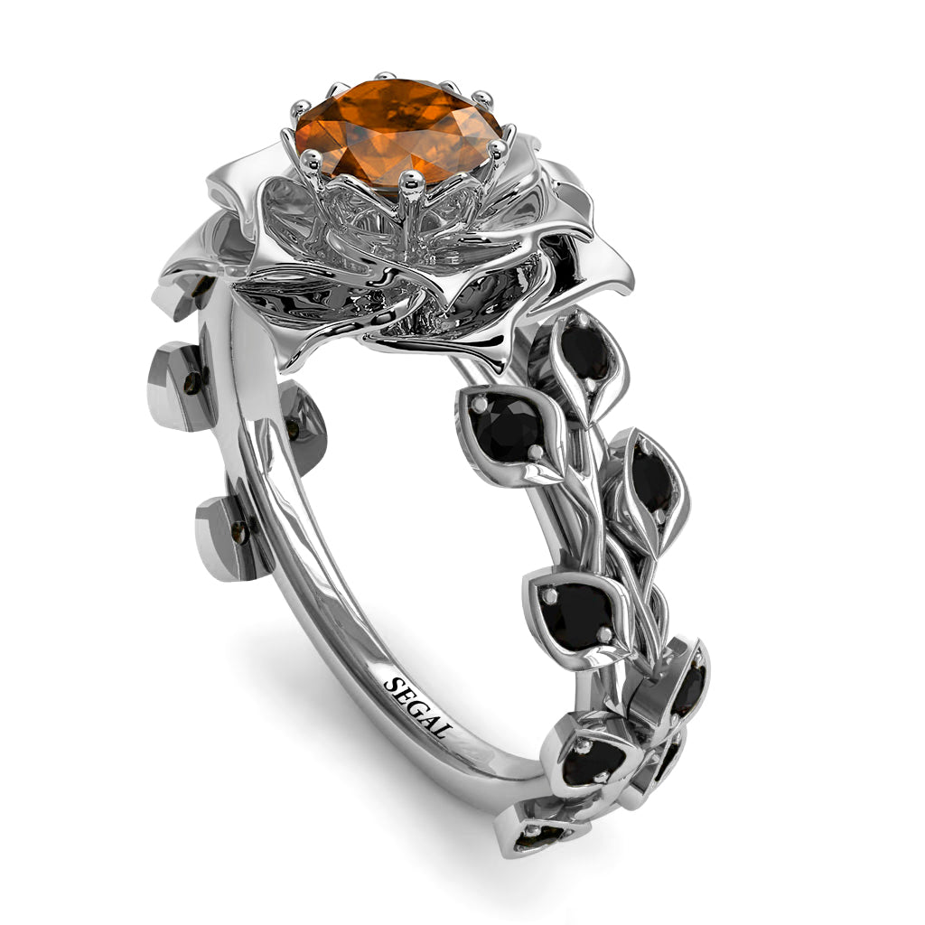 Rose Flower And Leaves - Diana no. 1109