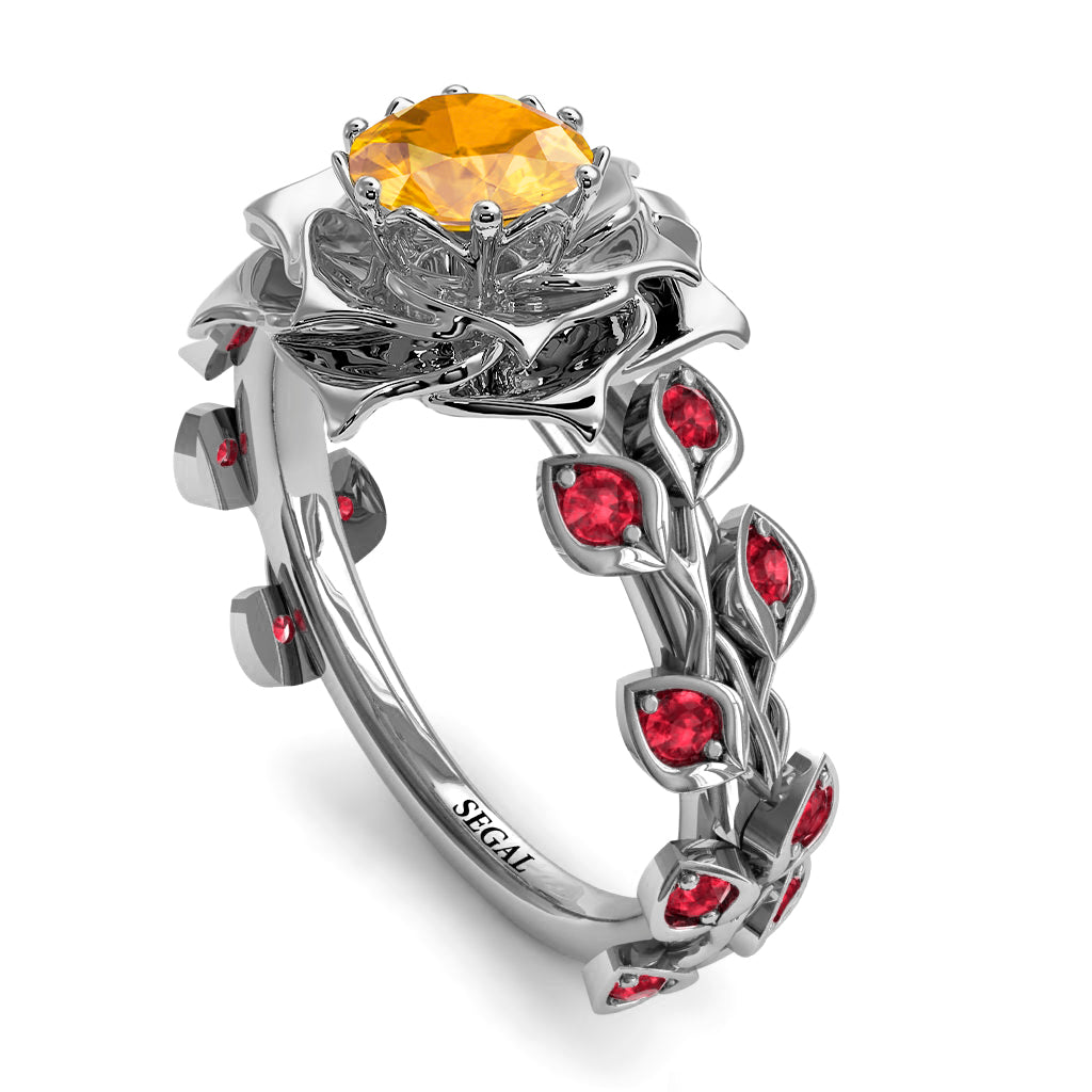 Rose Flower And Leaves - Diana no. 1012