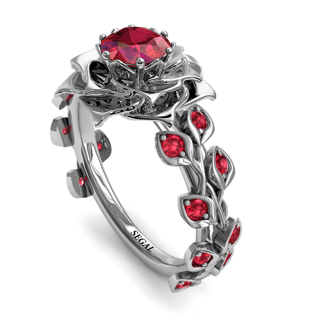 Rose Flower And Leaves - Diana no. 27