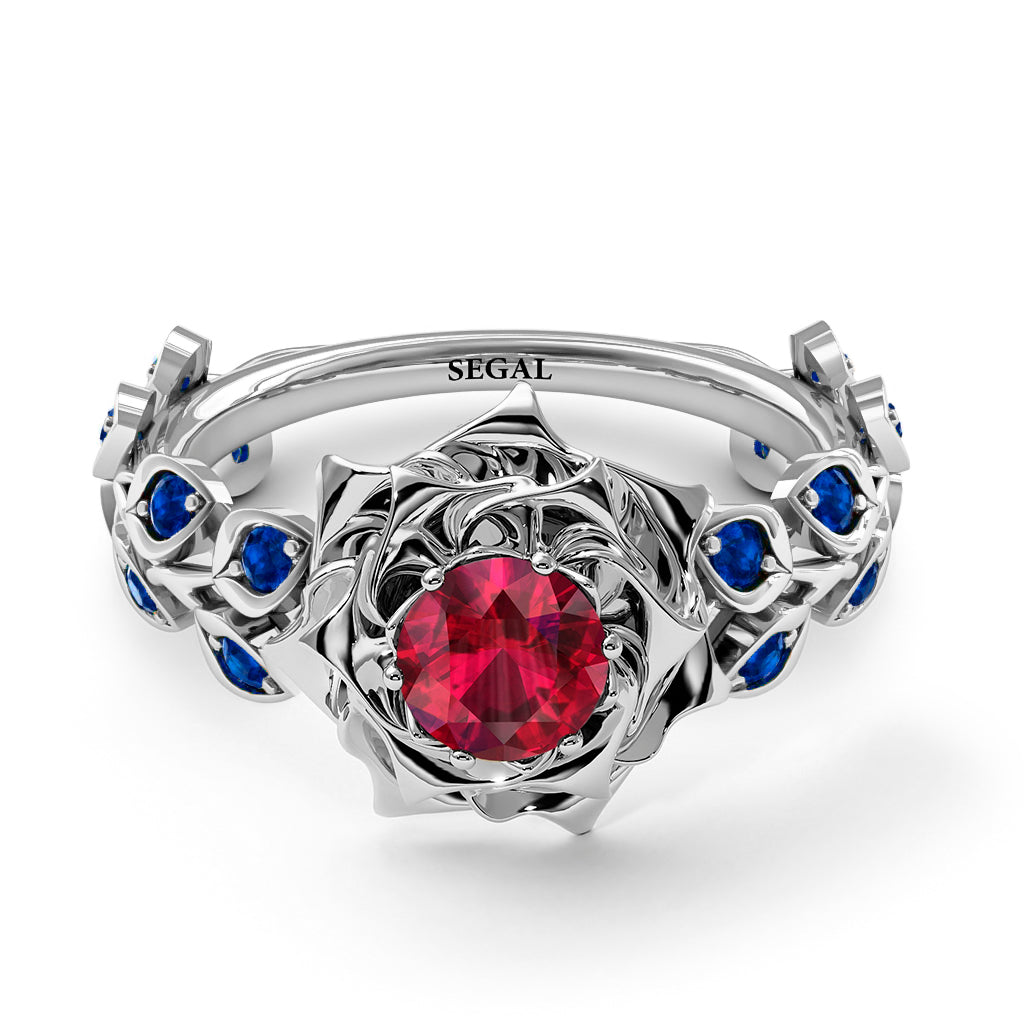 Rose Flower And Leaves - Diana no. 30