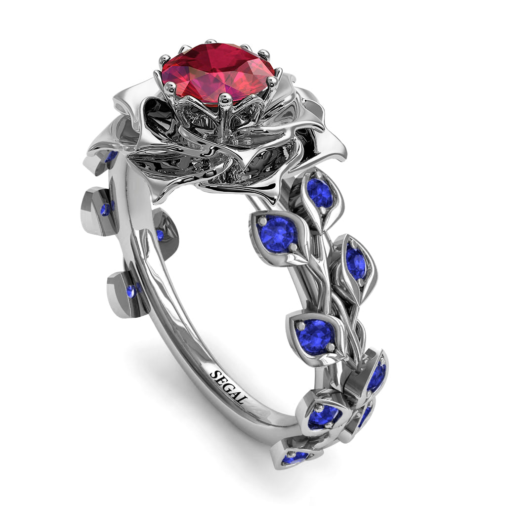 Rose Flower And Leaves - Diana no. 30