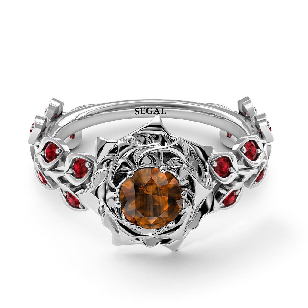 Rose Flower And Leaves - Diana no. 1112