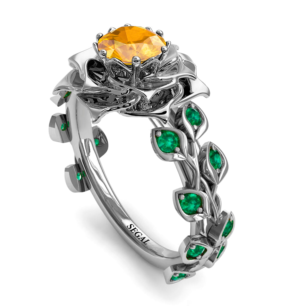 Rose Flower And Leaves - Diana no. 606