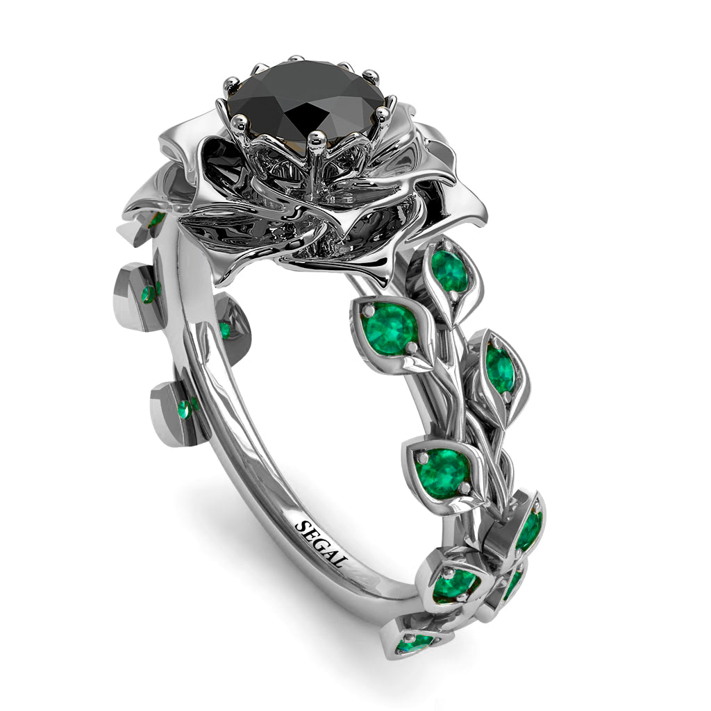 Rose Flower And Leaves - Diana no. 66