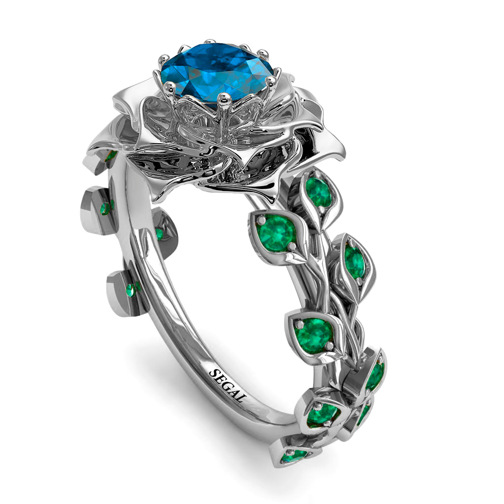 Rose Flower And Leaves - Diana no. 506