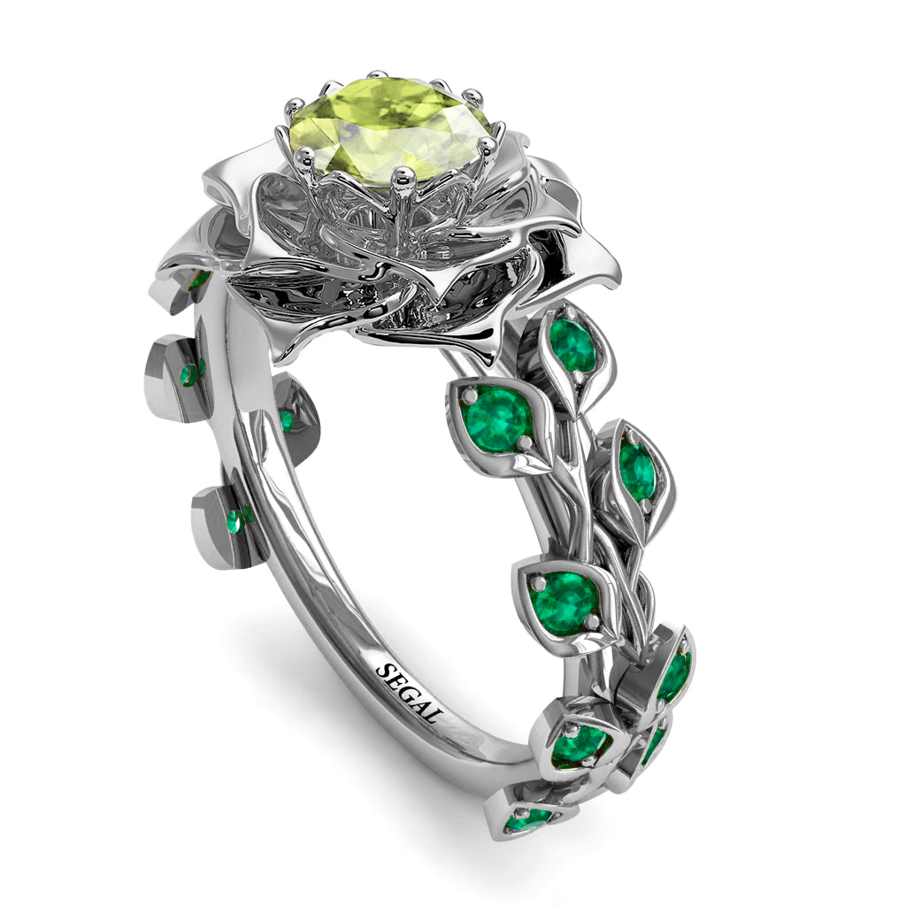 Rose Flower And Leaves - Diana no. 706