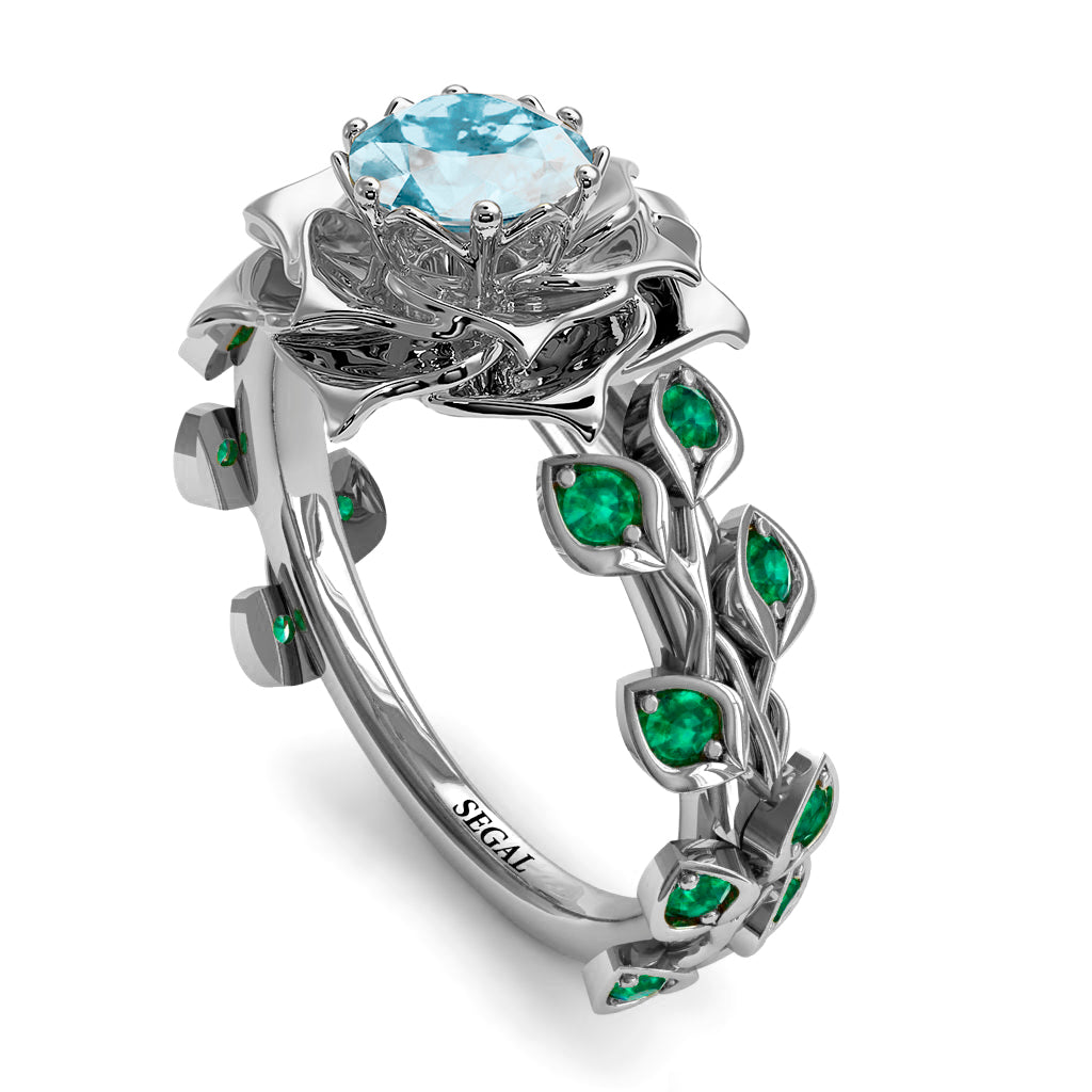 Rose Flower And Leaves - Diana no. 406