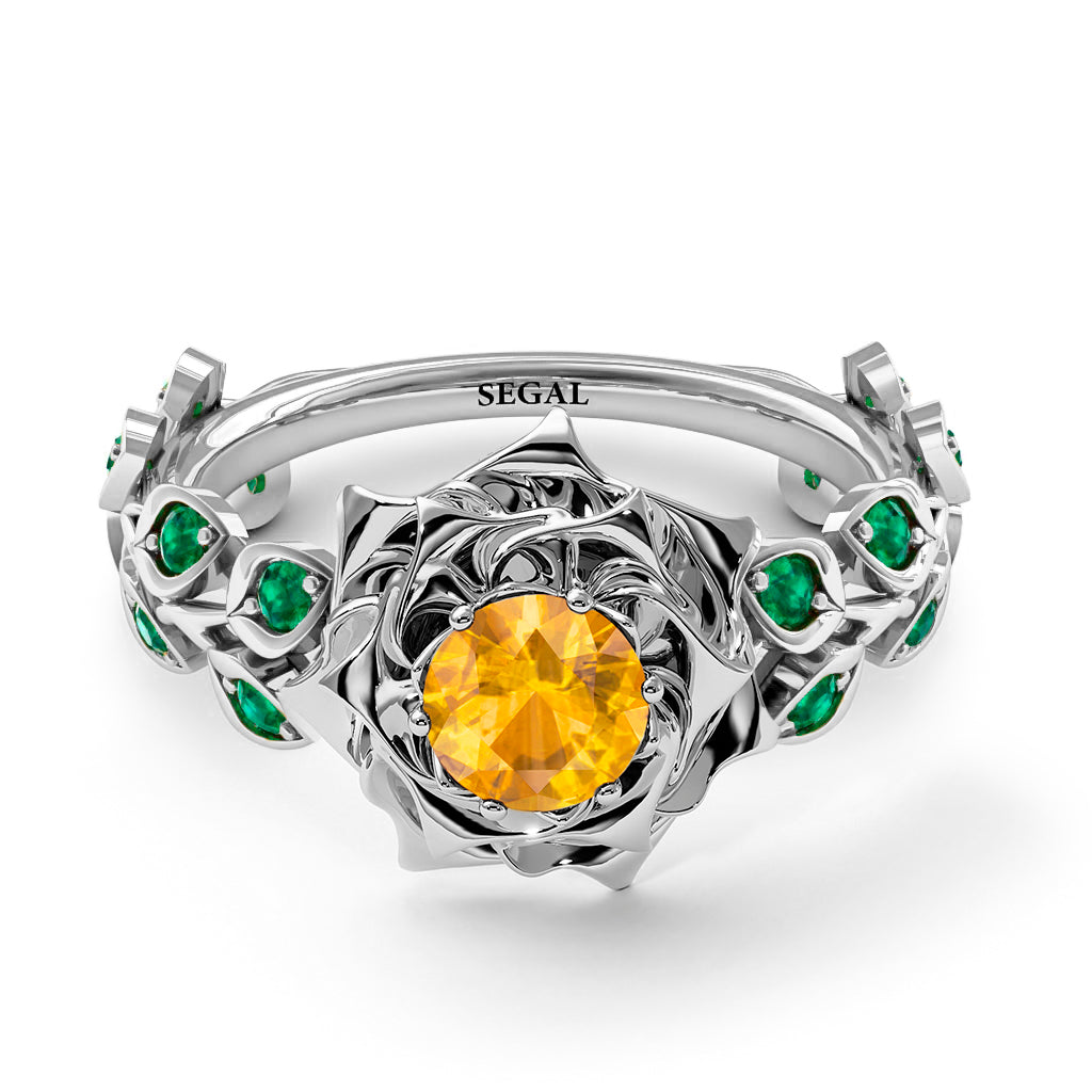 Rose Flower And Leaves - Diana no. 1006