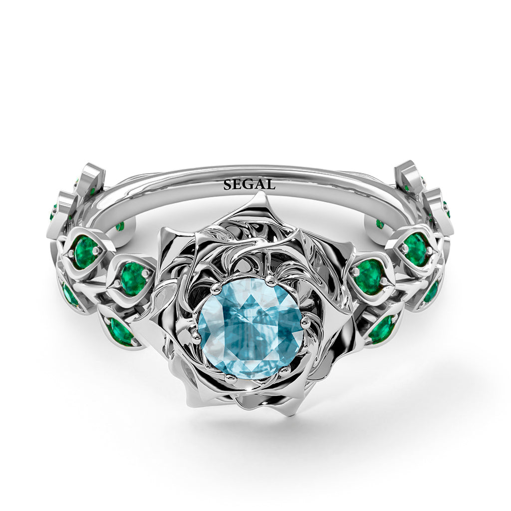 Rose Flower And Leaves - Diana no. 406