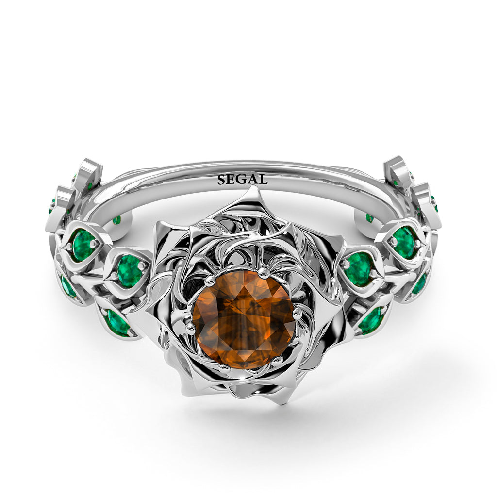 Rose Flower And Leaves - Diana no. 1106