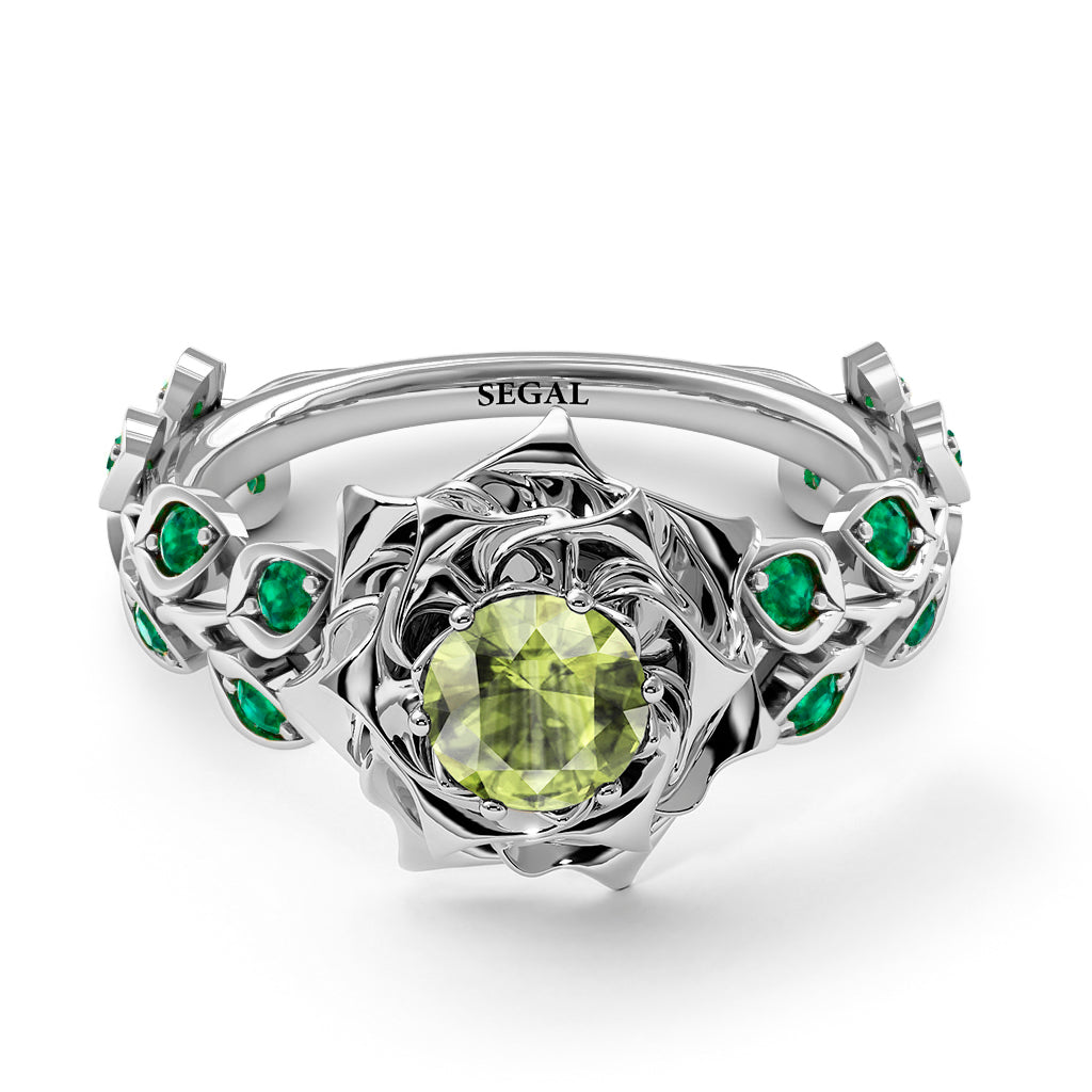 Rose Flower And Leaves - Diana no. 706