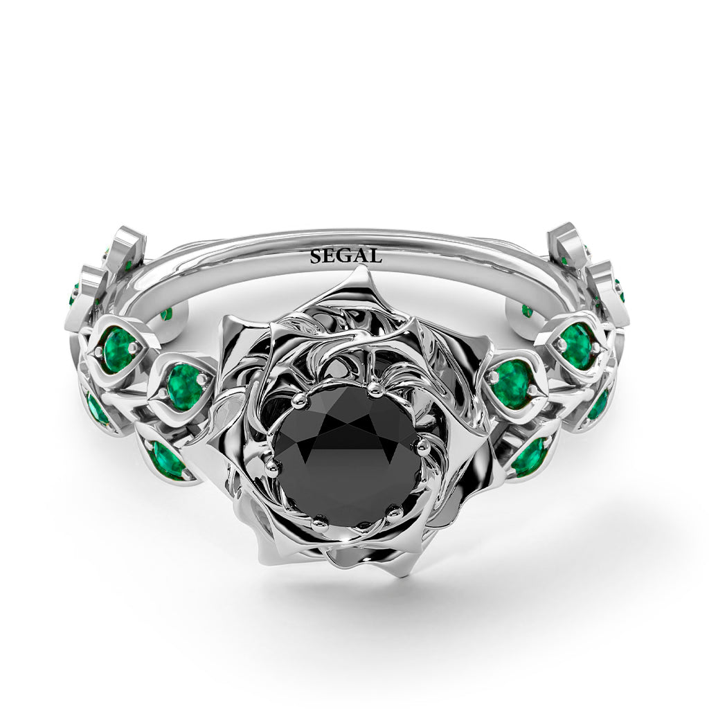 Rose Flower And Leaves - Diana no. 66