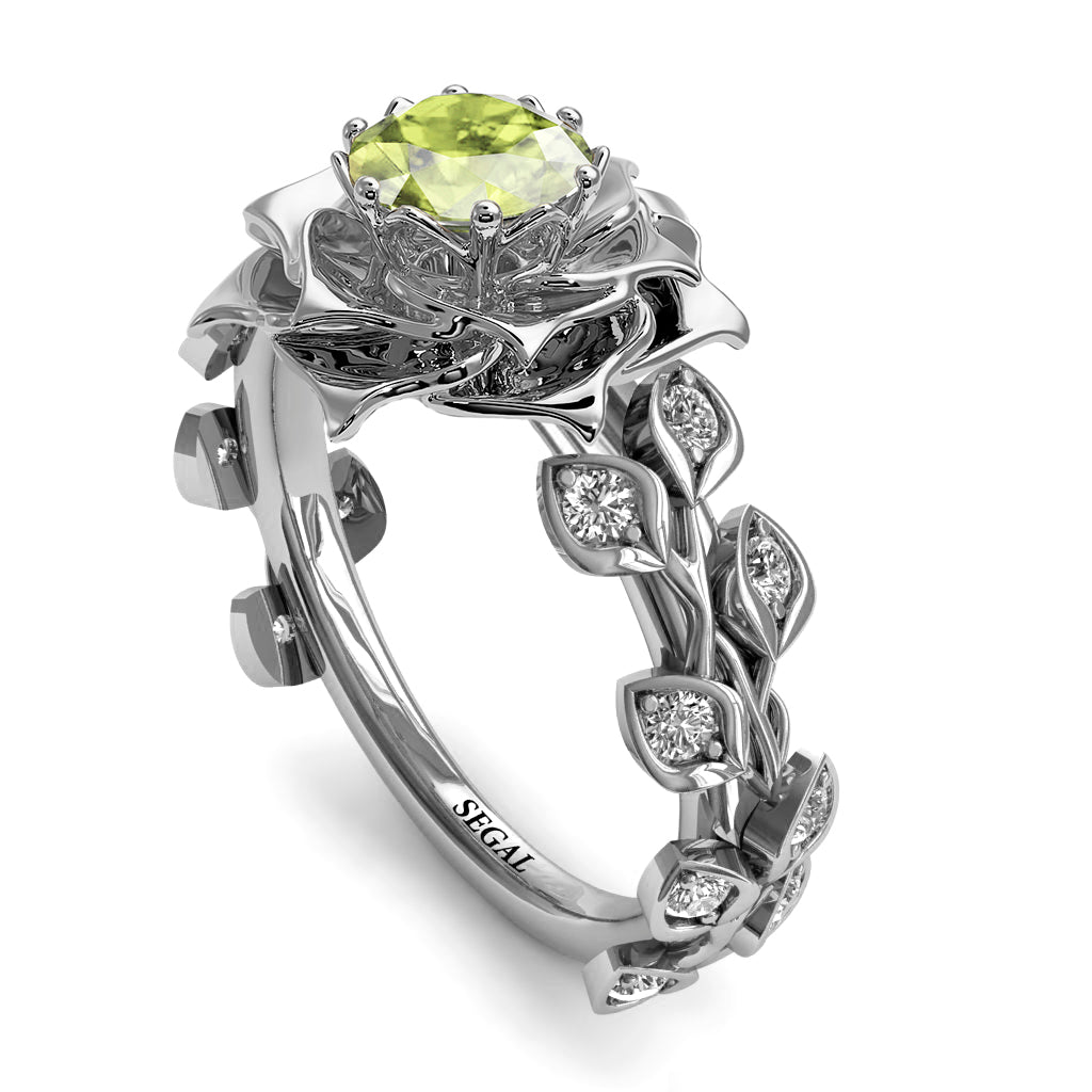 Rose Flower And Leaves - Diana no. 703