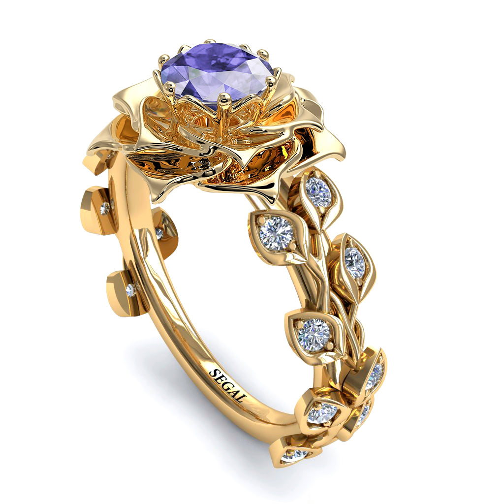 Rose Flower And Leaves - Diana no. 201