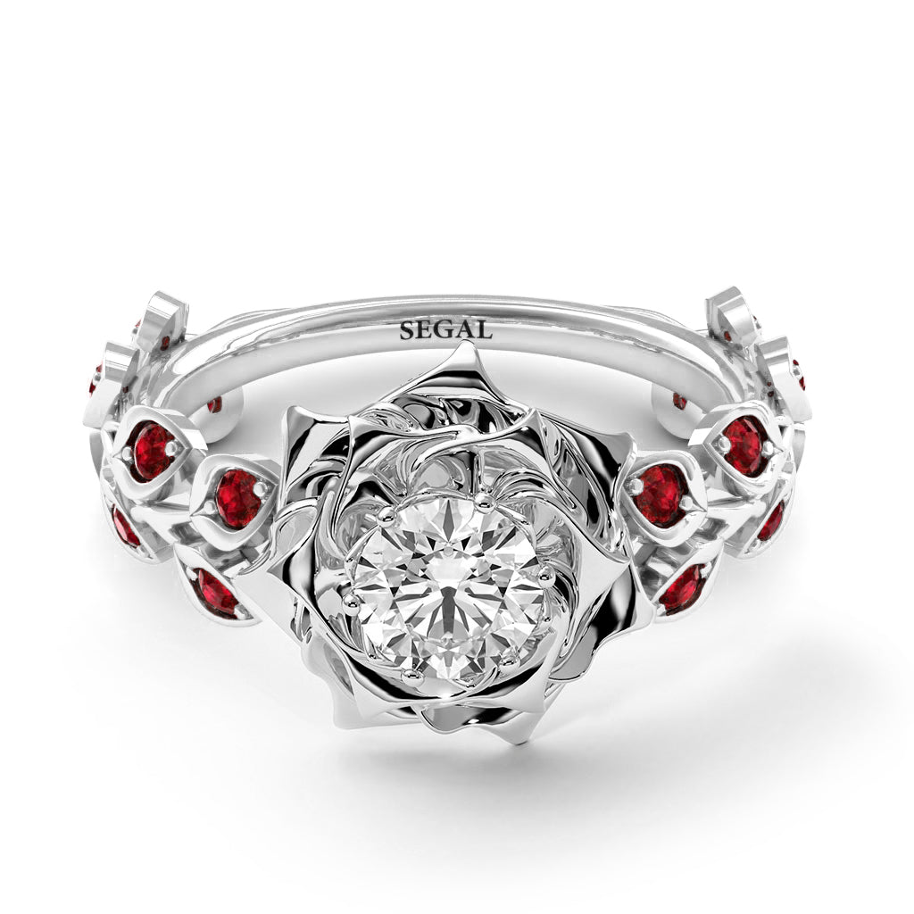 Rose Flower And Leaves - Diana no. 21