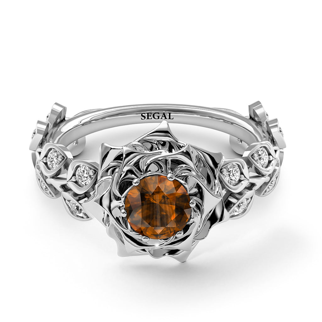 Rose Flower And Leaves - Diana no. 1103