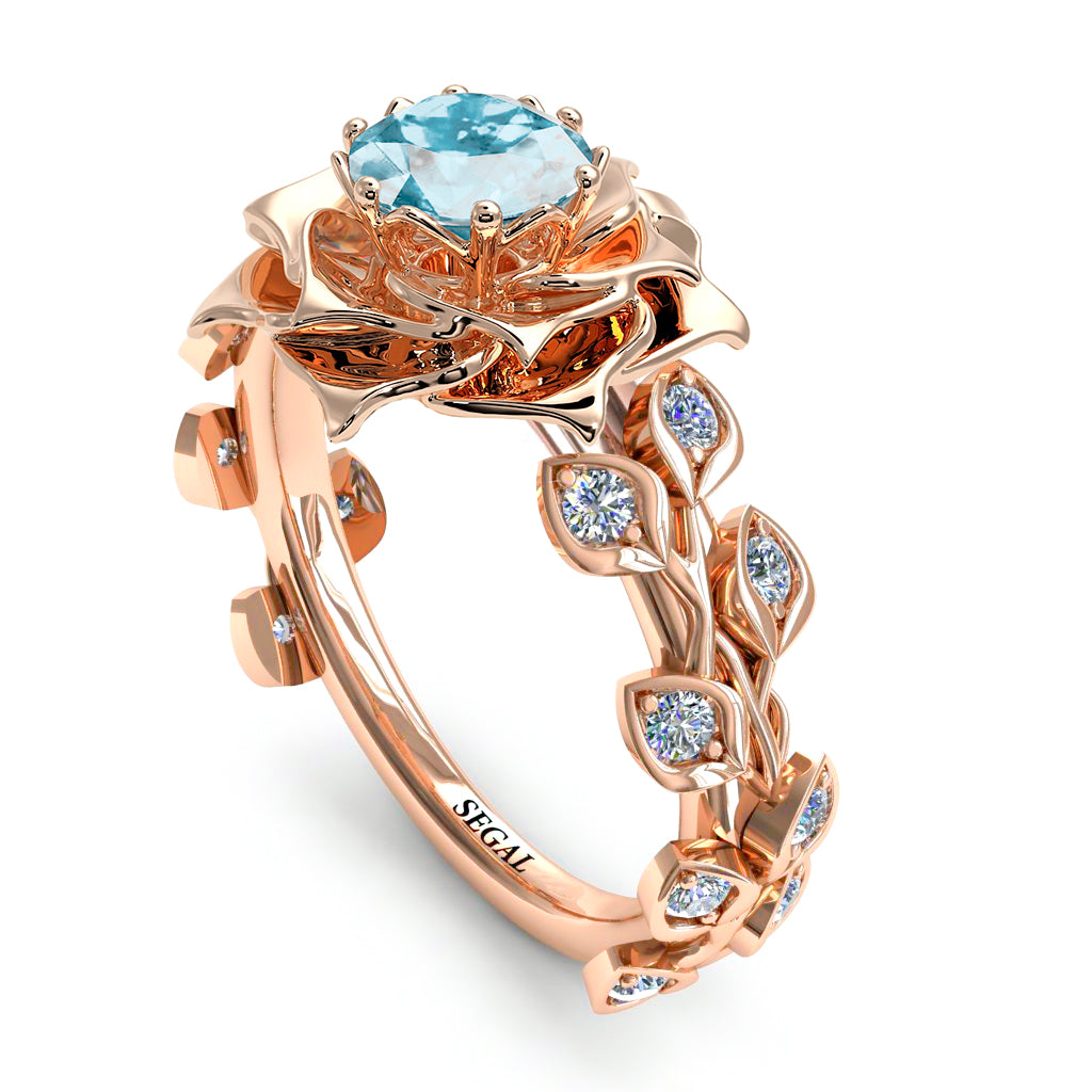 Rose Flower And Leaves - Diana no. 402