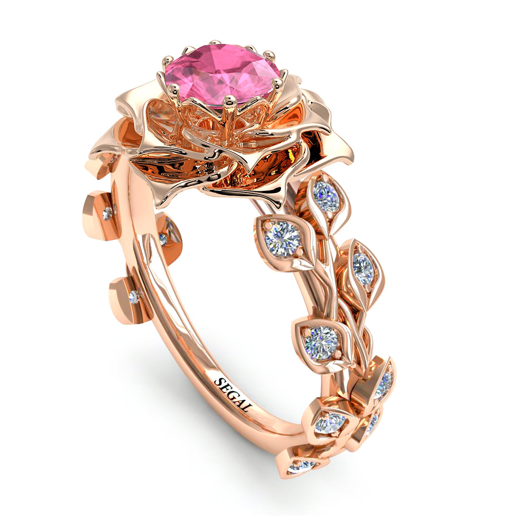 Rose Flower And Leaves - Diana no. 802