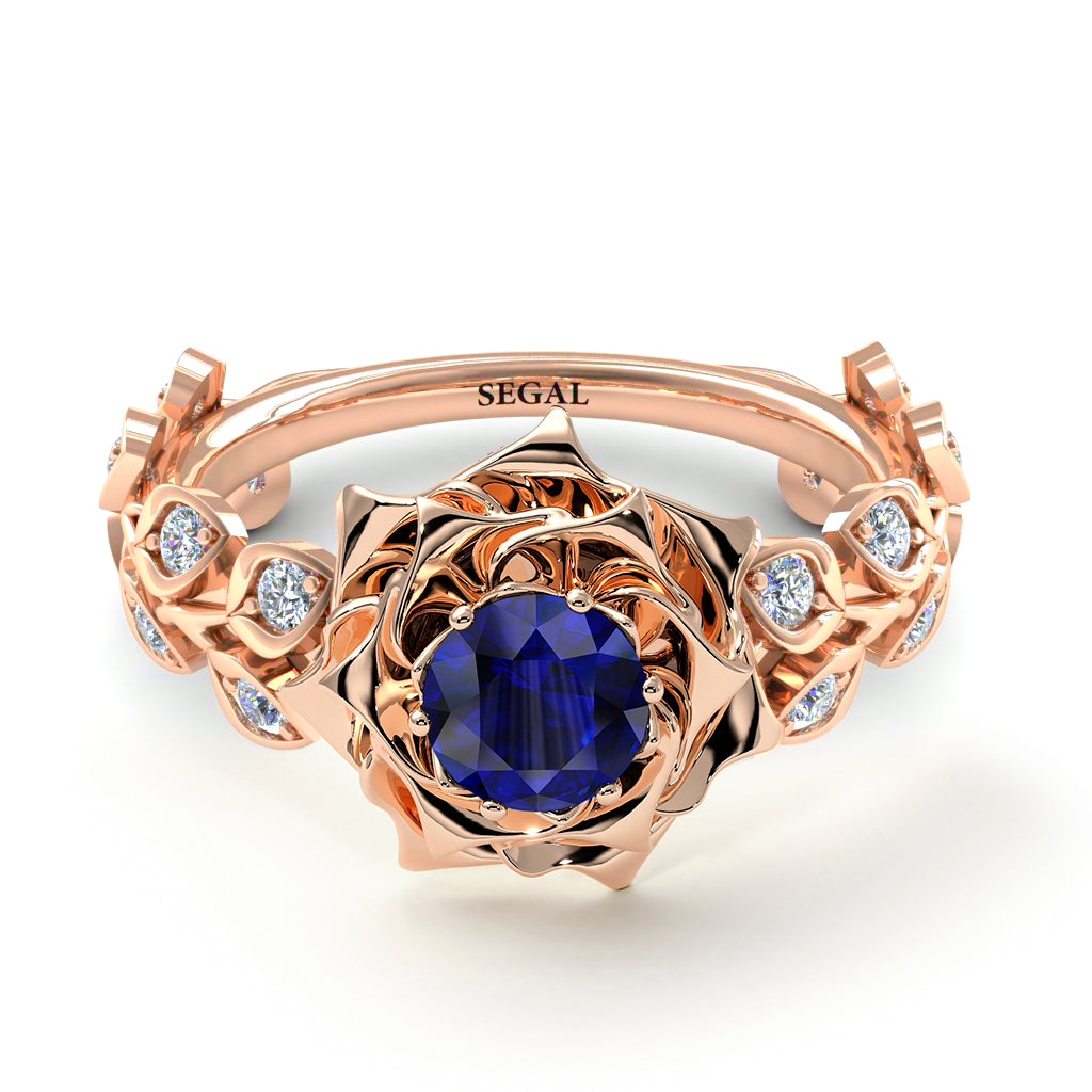 Rose Flower And Leaves - Diana no. 47