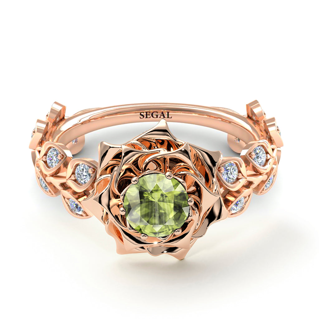 Rose Flower And Leaves - Diana no. 702