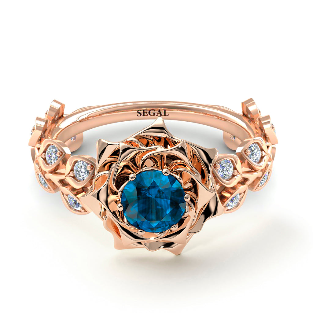 Rose Flower And Leaves - Diana no. 502