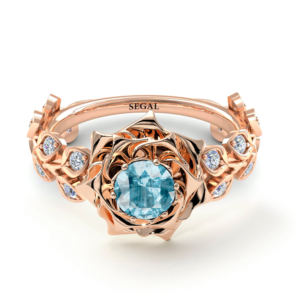 Rose Flower And Leaves - Diana no. 402