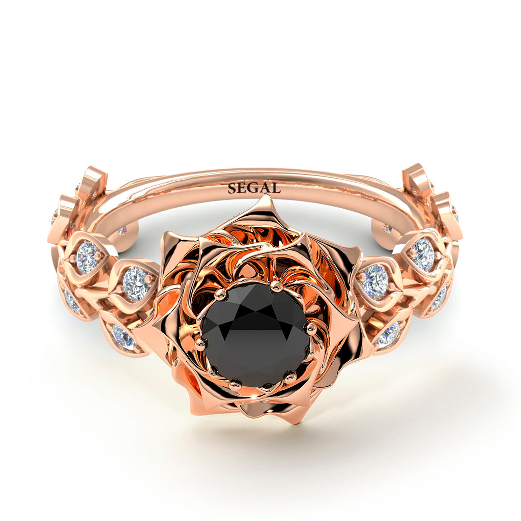 Rose Flower And Leaves - Diana no. 62