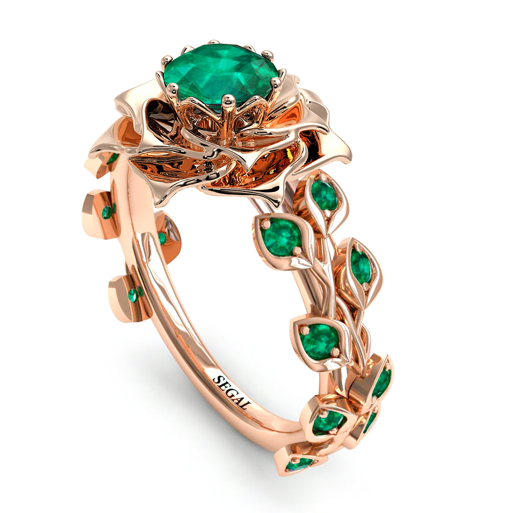 Rose Flower And Leaves - Diana no. 35