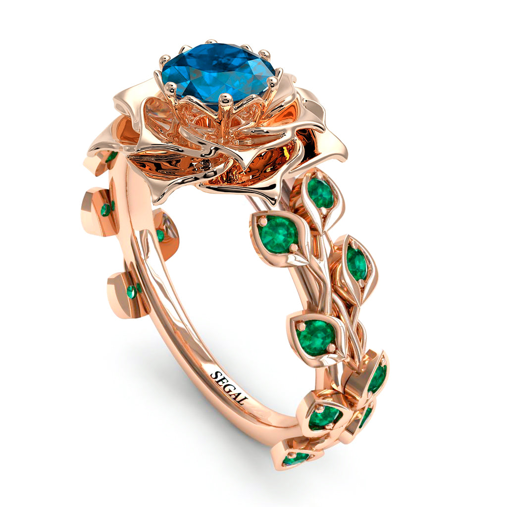 Rose Flower And Leaves - Diana no. 505